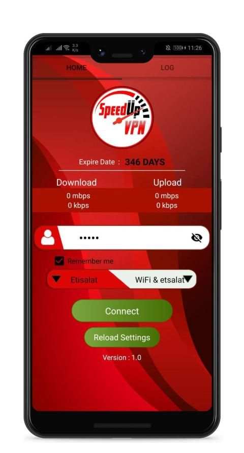 SpeedUP VPN स्क्रीनशॉट 2