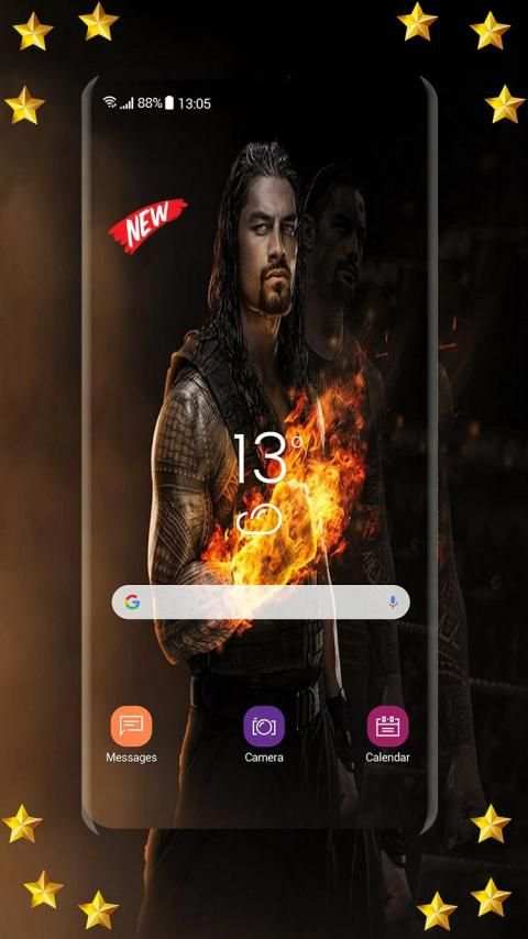 Wallpapers New HD Roman Reigns 4K screenshot 7