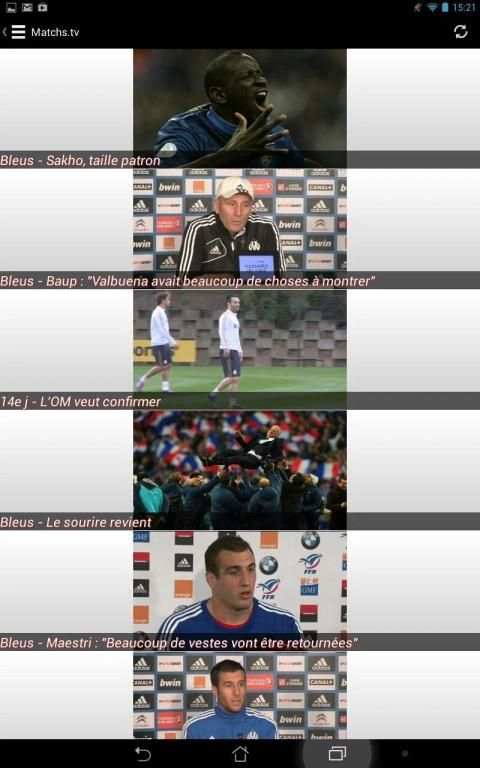Programme TV Foot screenshot 1