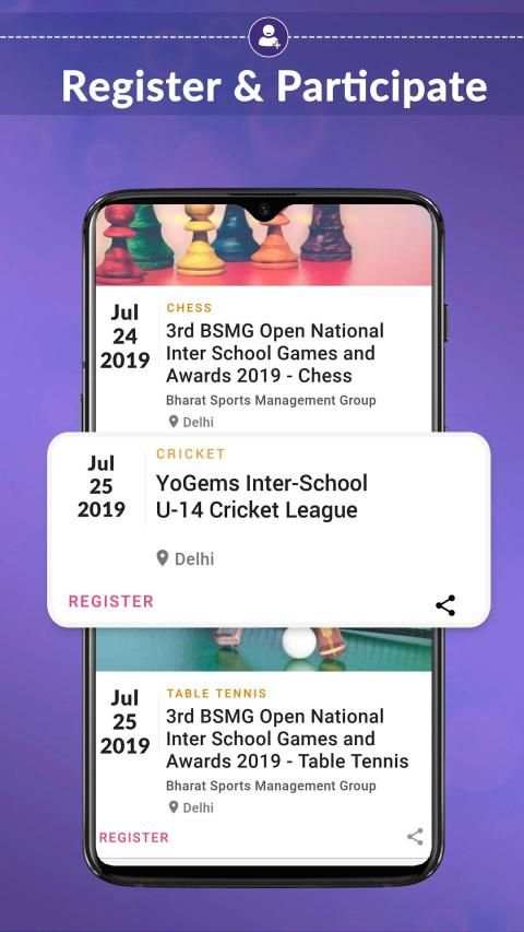 Nearby Sports Events, Register & Play, Khelo INDIA screenshot 2