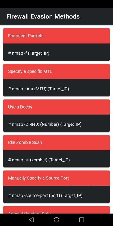 Nmap Commands Tutorials स्क्रीनशॉट 2