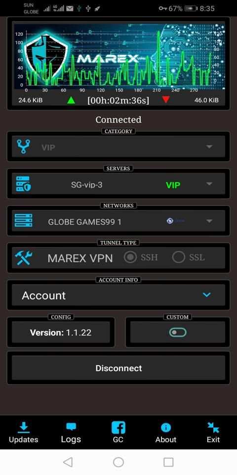 MAREX VPN screenshot 7
