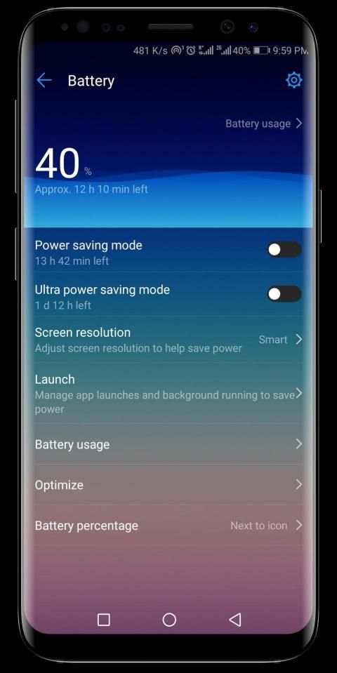 P30 Colors Theme for Huawei Emui 3 تصوير الشاشة