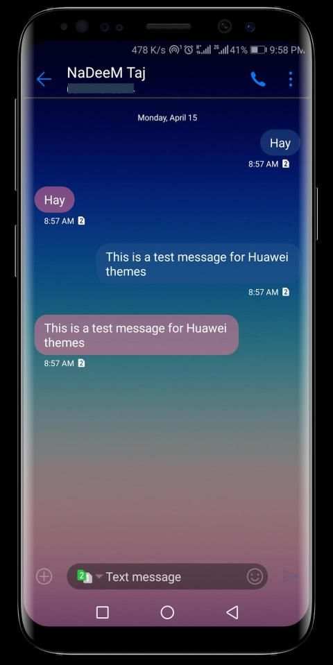 P30 Colors Theme for Huawei Emui 7 تصوير الشاشة