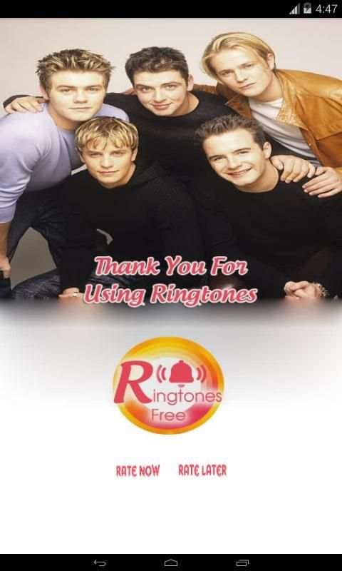 Westlife Ringtones Free screenshot 1