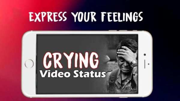 Crying Video Status: Sad video Status स्क्रीनशॉट 1