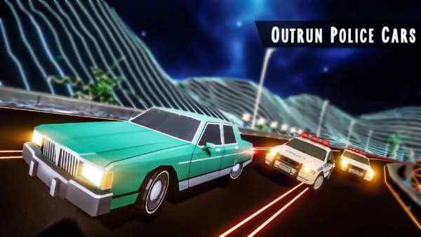 Highway Police Pursuit Chase- Getaway Car Escape screenshot 2