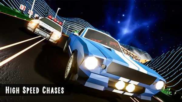 Highway Police Pursuit Chase- Getaway Car Escape screenshot 4