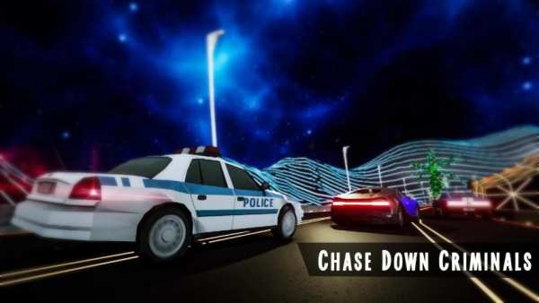 Highway Police Pursuit Chase- Getaway Car Escape screenshot 1