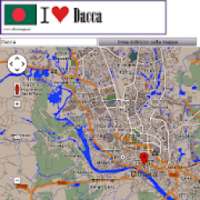 Dhaka map