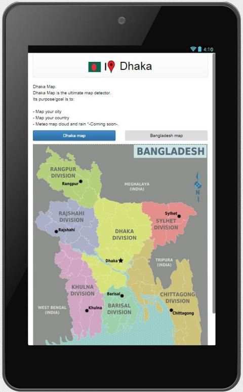 Dhaka map screenshot 2