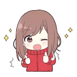Cute Girl Sticker 1.0