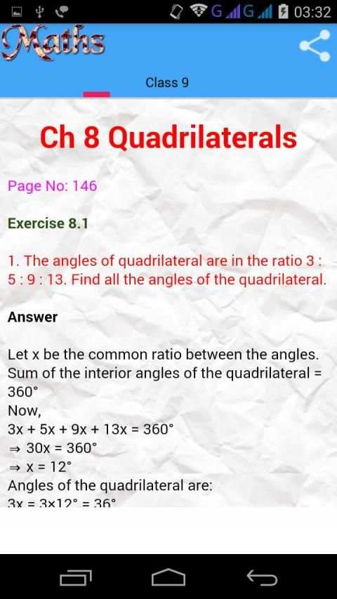 Class 9 Maths Solutions स्क्रीनशॉट 3