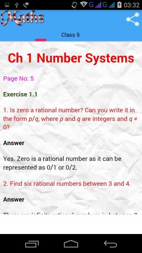 Class 9 Maths Solutions स्क्रीनशॉट 6