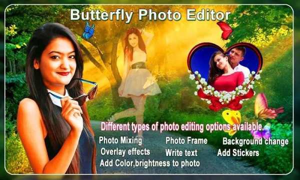Butterfly photo editor : Photo frame , blender स्क्रीनशॉट 10