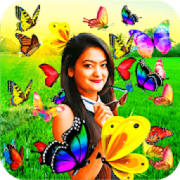 ikon Butterfly photo editor : Photo frame , blender