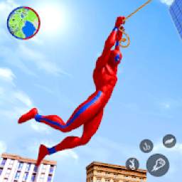 Flying Rope Hero Crime City Simulator Game 2019