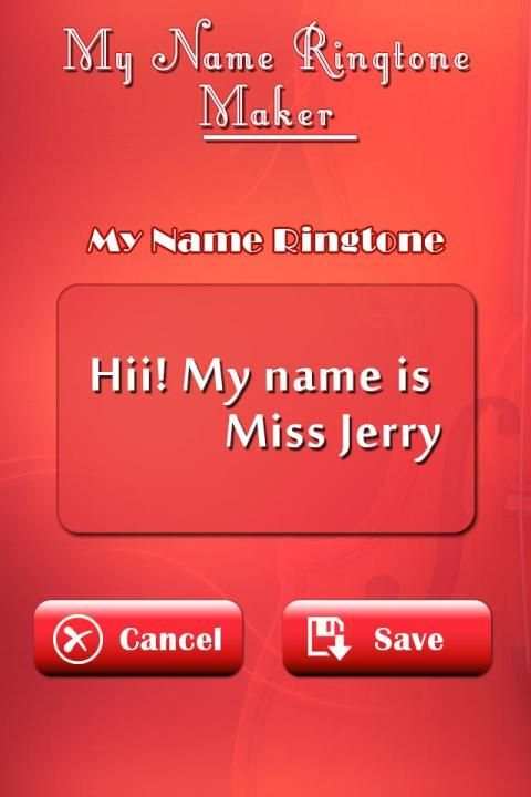 My Name Ringtone Maker screenshot 3