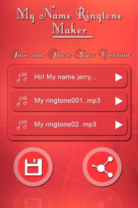 My Name Ringtone Maker screenshot 1