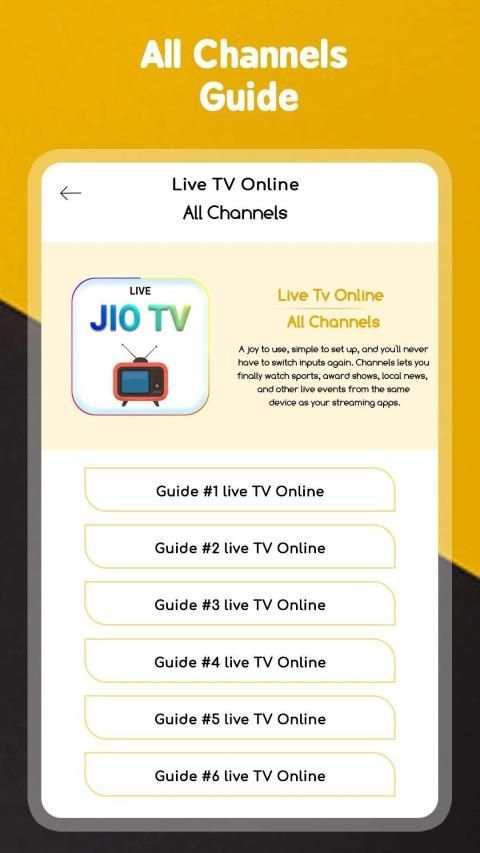 Live Jio TV 4K HD Channel Guide स्क्रीनशॉट 10