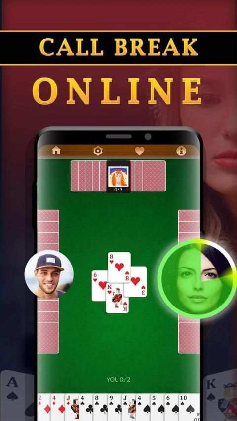 Call Break Online Multiplayer स्क्रीनशॉट 4