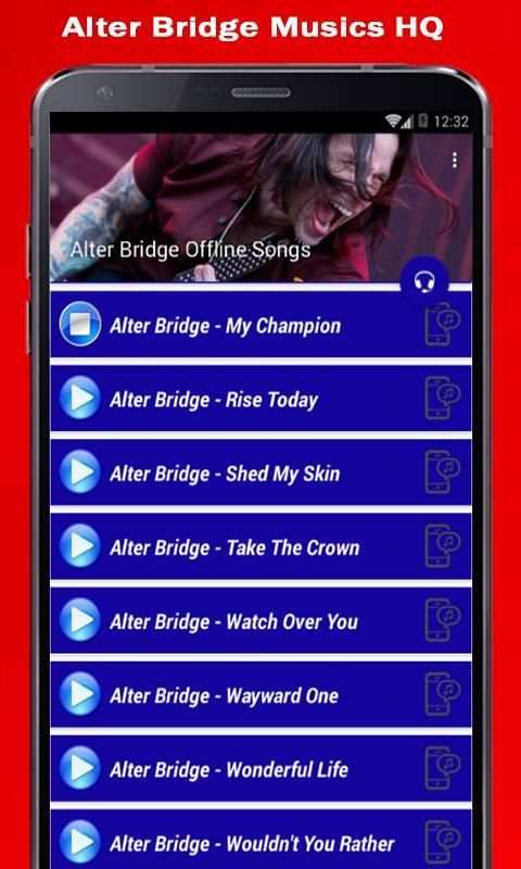 **Alter Bridge Offline Songs** screenshot 3