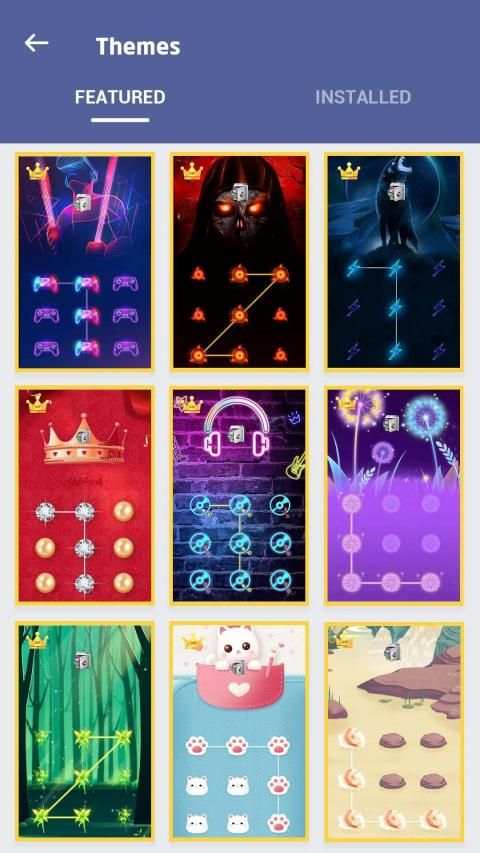 AppLock Live Theme Winking Kitty – Paid Theme screenshot 2