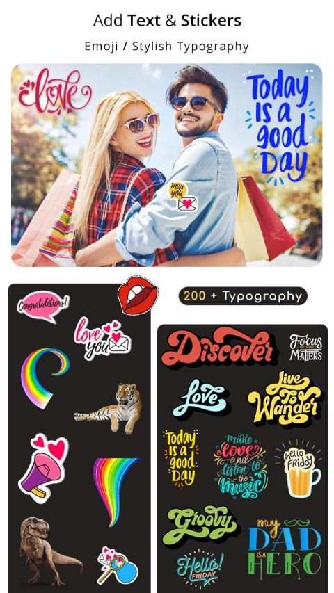3D Photo Effect Editor : 3D Photo Frames & 3D Text screenshot 2