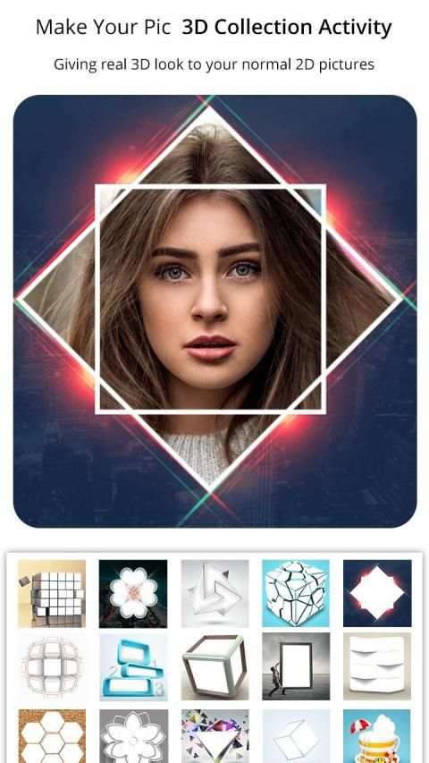 3D Photo Effect Editor : 3D Photo Frames & 3D Text screenshot 5