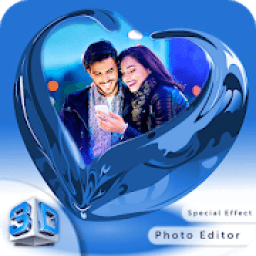 3D Photo Effect Editor : 3D Photo Frames &amp; 3D Text आइकन