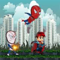 Spider Stickman Super hero Fighter Man Adventure