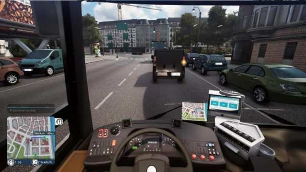 Euro Bus Driver : Simulator स्क्रीनशॉट 4