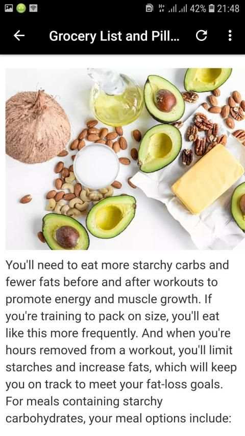 Meal Planner For Muscle Gain स्क्रीनशॉट 5