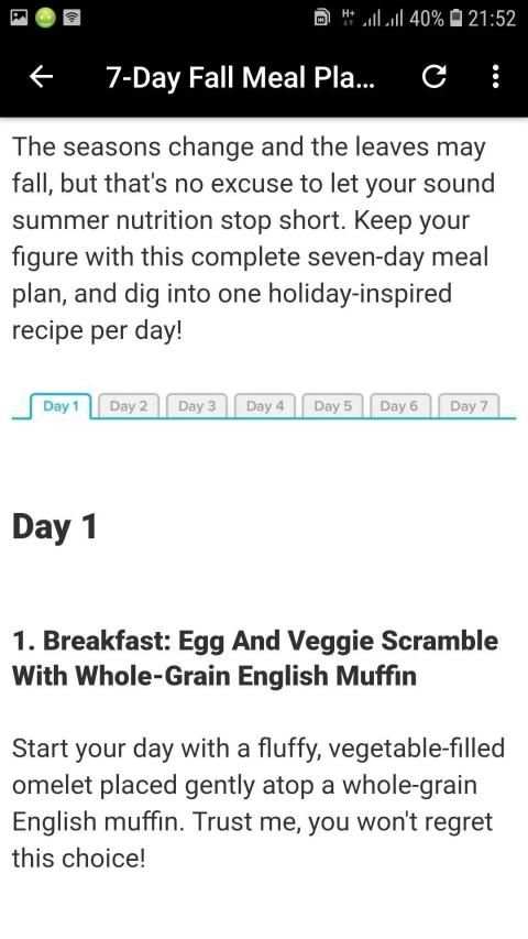 Meal Planner For Muscle Gain स्क्रीनशॉट 1