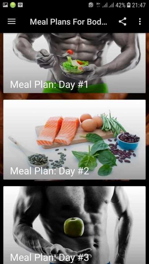 Meal Planner For Muscle Gain स्क्रीनशॉट 6