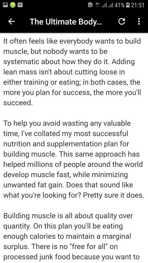 Meal Planner For Muscle Gain स्क्रीनशॉट 2