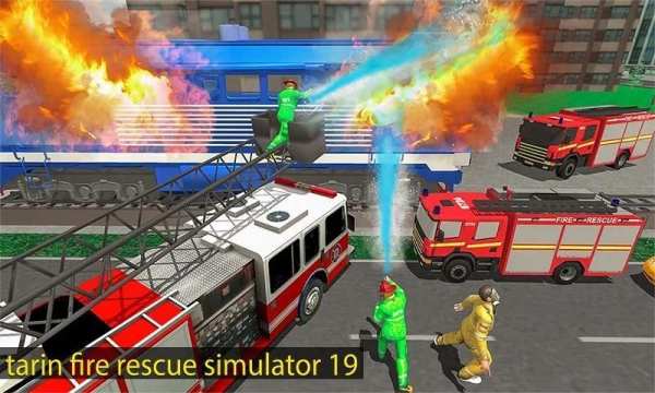 Burning Metro Train-Emergency Fire Engine Driver screenshot 12
