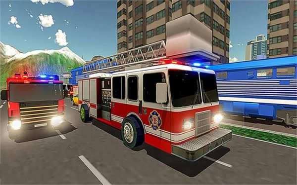Burning Metro Train-Emergency Fire Engine Driver screenshot 5