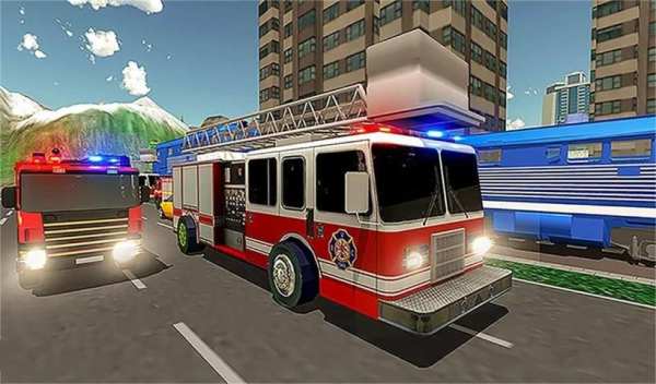 Burning Metro Train-Emergency Fire Engine Driver screenshot 1