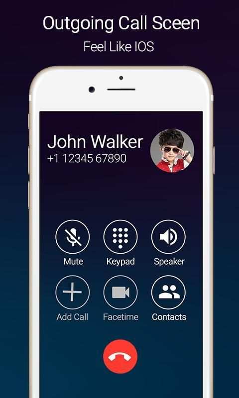 Dialer Screen for android screenshot 2