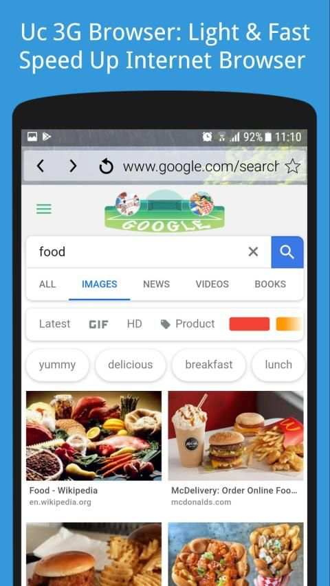 3G Browser: Light & Super Fast - Speed Internet screenshot 4