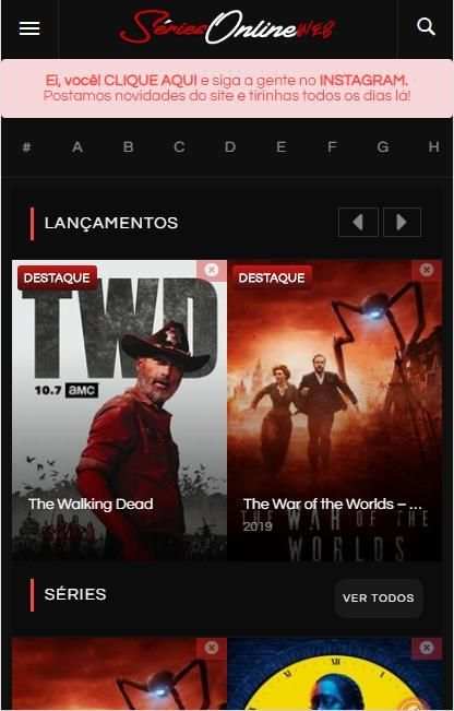 Séries Online Web - Séries Online 6 تصوير الشاشة