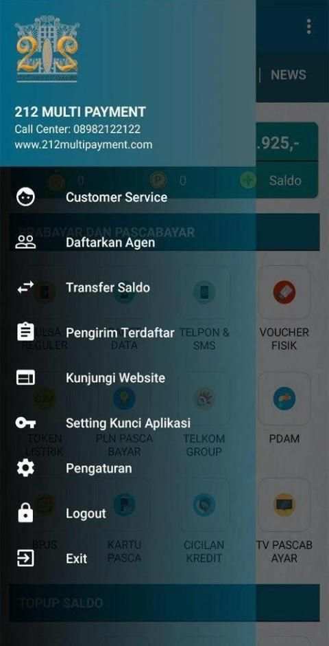 212 MULTI PAYMENT screenshot 1