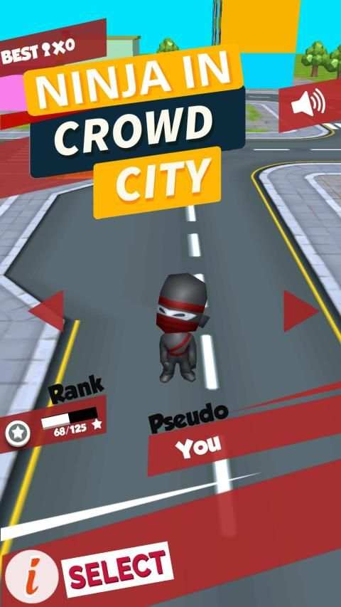 Ninja in the Crowd City screenshot 5