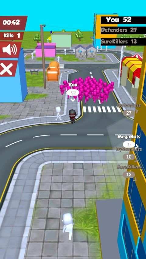 Ninja in the Crowd City screenshot 4