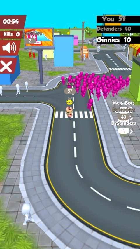 Ninja in the Crowd City screenshot 1