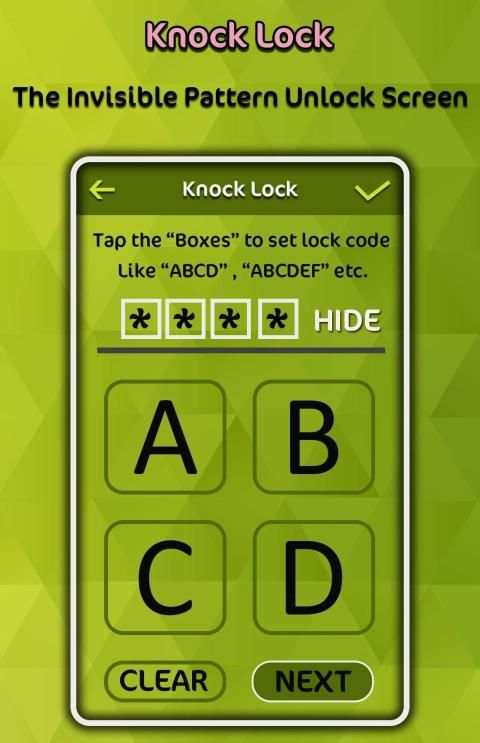Knock Lock Screen स्क्रीनशॉट 4