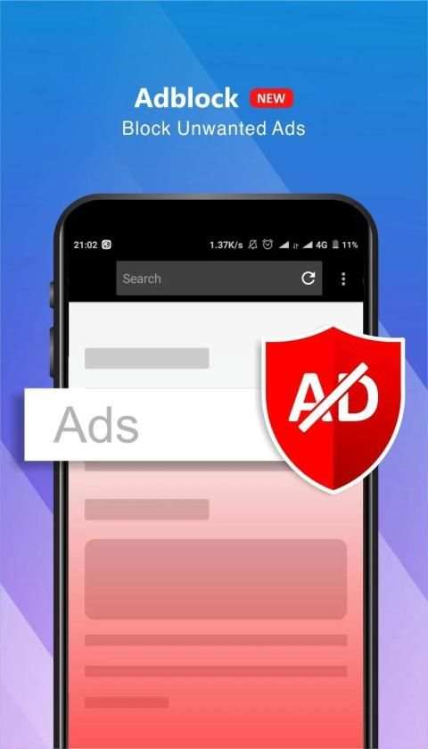 HS Browser 4G - Light & Fast Browser screenshot 3