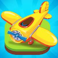 Merger Airplane Blast - Idle Tycoon Game