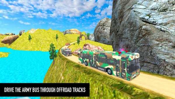 Flying Army Bus Simulator 2019: Transporter Games screenshot 2